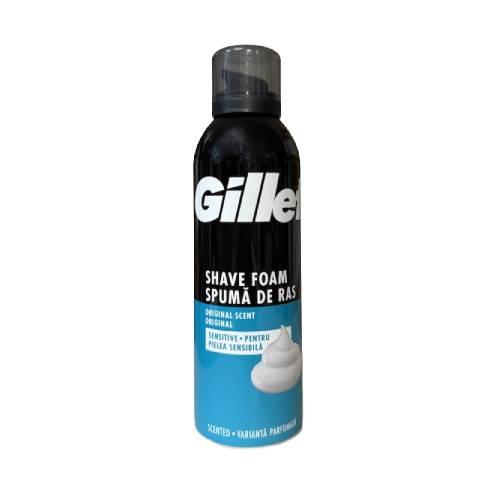 Miniaturka artykułu - GILLETTE Sensitive Pianka do golenia, 200 ml