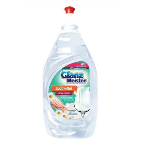 Miniaturka artykułu - GlanzMeister Sensitive Płyn do mycia naczyń, 1200ml