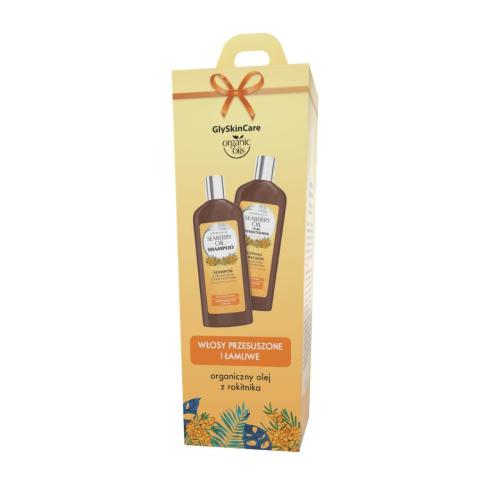 Miniaturka artykułu - GlySkinCare Zestaw Olejem z Rokitnika (Szampon, 250ml + Odżywka, 250ml)