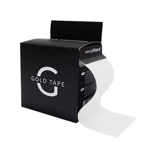 Miniaturka artykułu - Gold Tape Taśma do kinesiotapingu 5 cm x 5 m biała, 1 szt.
