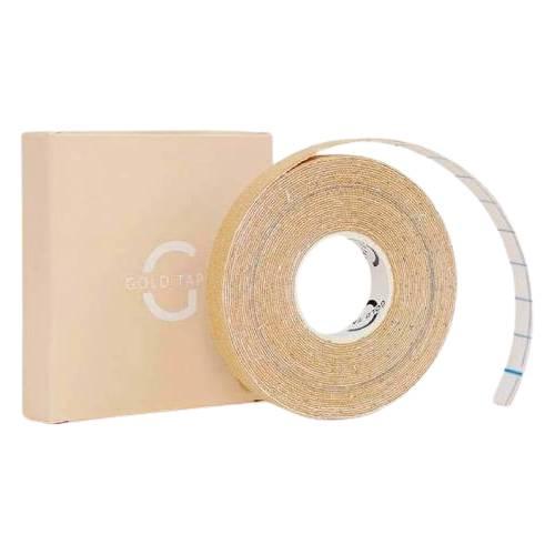 Miniaturka artykułu - Gold Tape Taśma do kinesiotapingu twarzy 1 cm x 5 m beżowa, 1 szt.