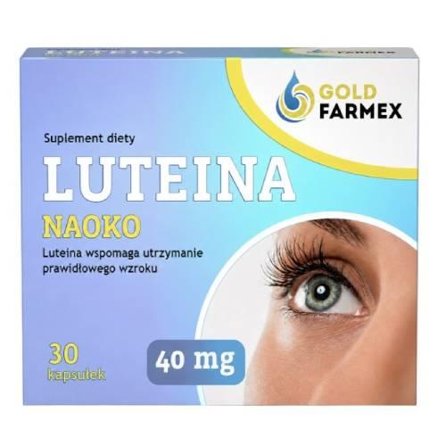 Miniaturka artykułu - GOLDFARMEX Luteina Naoko 40 mg, 30kaps.