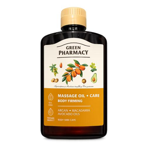 Miniaturka artykułu - Green Pharmacy Olejek do pielęgnacji i masażu ciała ujędrniający, 200 ml