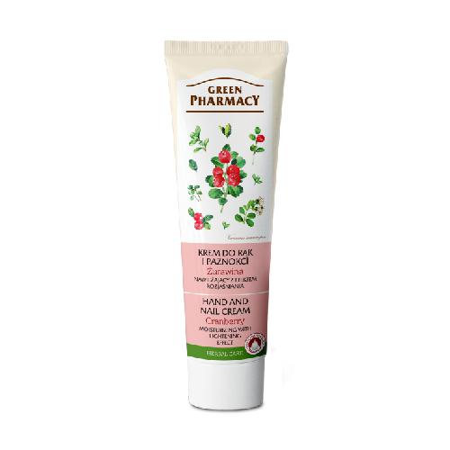 Miniaturka artykułu - GREEN PHARMACY Krem do rąk żurawina - 100 ml