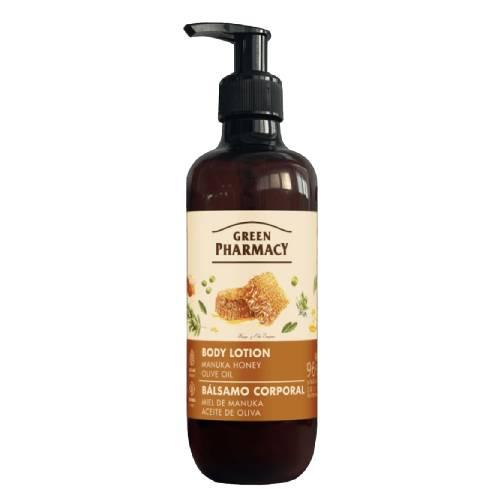 Miniaturka artykułu - GREEN PHARMACY Balsam do ciała Mi&oacute;d manuka i Oliwa z oliwek, 400ml