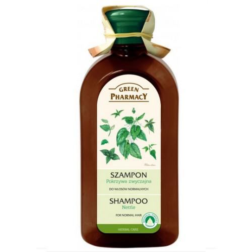 Miniaturka artykułu - GREEN PHARMACY Szampon do włos&oacute;w normalnych Pokrzywa zwyczajna, 350ml