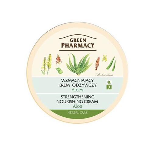 Miniaturka artykułu - GREEN PHARMACY Wzmacniający krem odżywczy Aloes, 150ml