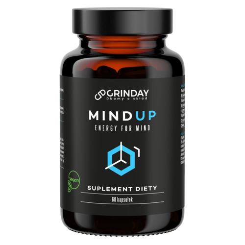 Miniaturka artykułu - Grinday Mind Up Energy For Mind na pamięć i koncentrację, 60 kaps.