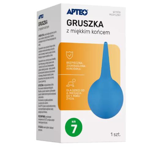 Miniaturka artykułu - APTEO Gruszka z miękkim końcem nr 7, 1szt.