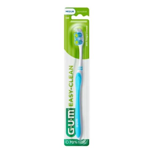 Sunstar GUM Easy-Clean Szczoteczka do zęb&oacute;w średnia, 1 szt.