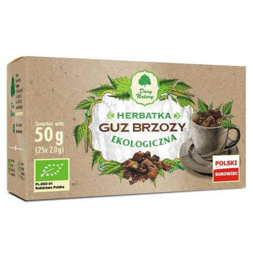 Miniaturka artykułu - Dary Natury Guz brzozy EKO, 25 x 2 g