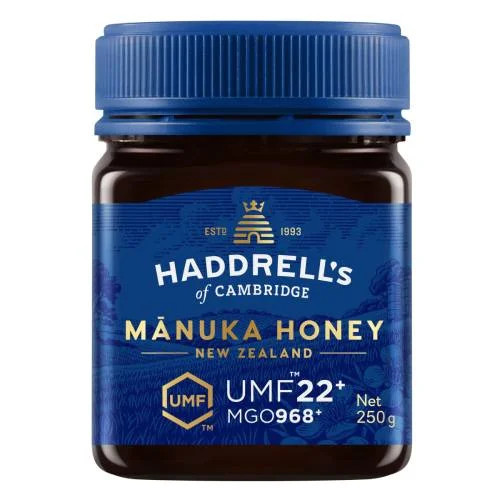 Miniaturka artykułu - Haddrell's UMF22+MGO968+ Mi&oacute;d Manuka, 250 g