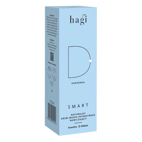Miniaturka artykułu - HAGI Smart D Naturalny krem-maska intensywnie nawilżający z d-pantenolem, 50ml