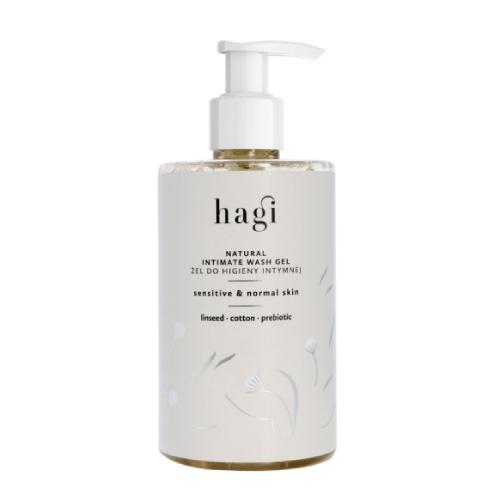 Miniaturka artykułu - HAGI Naturalny żel do higieny intymnej Len i bawełna, 300ml