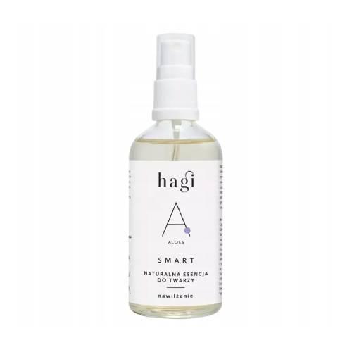 Miniaturka artykułu - Hagi Smart A Naturalna esencja nawilżająca do twarzy aloes, 100ml