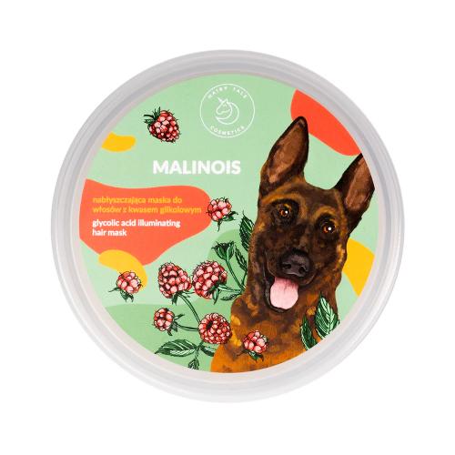 Miniaturka artykułu - Hairy Tale Cosmetics Malinois Nabłyszczająca maska do włos&oacute;w z kwasem glikolowym, 200 ml