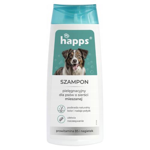 Miniaturka artykułu - HAPPS Szampon pielęgnacyjny dla ps&oacute;w o sierści mieszanej, 200ml