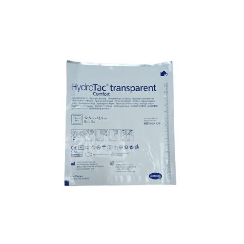 Miniaturka artykułu - HARTMANN HydroTac Comfort Transparent Opatrunek hydrożelowy 12,5x12,5cm, 1 sztuka