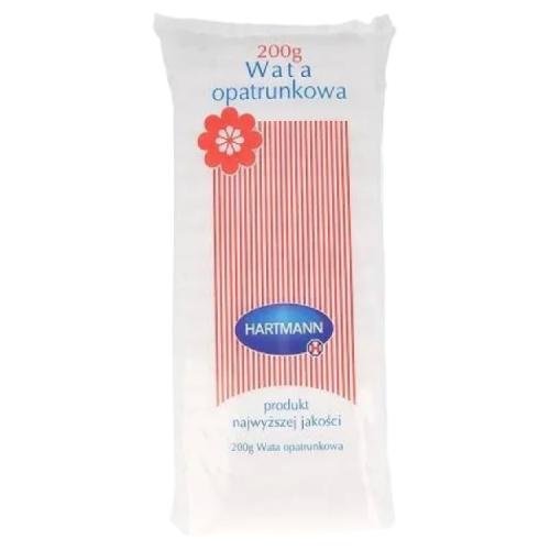 Miniaturka artykułu - HARTMANN Wata opatrunkowa, 200 g