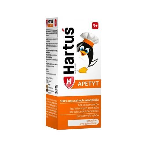 Zdjęcie produktu - Hartuś Apetyt syrop dla dzieci 3+, 120 ml