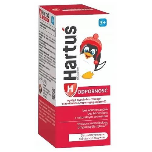 Miniaturka artykułu - Hartuś Odporność 3+ syrop - 120 ml