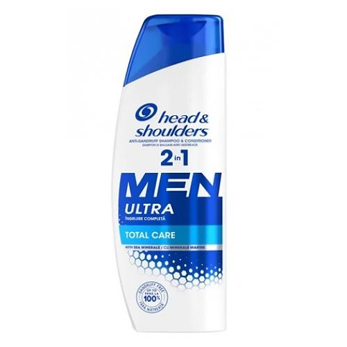 Head&Shoulders 2w1 Men Total Care Szampon do włos&oacute;w dla mężczyzn, 330 ml