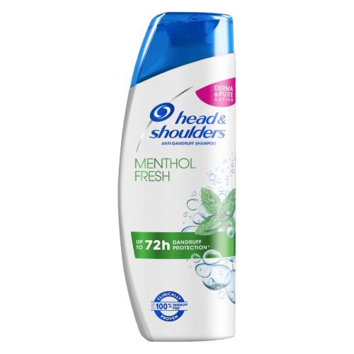 Head&Shoulders Menthol Fresh Przeciwłupieżowy szampon do włos&oacute;w przetłuszczających się, 400 ml
