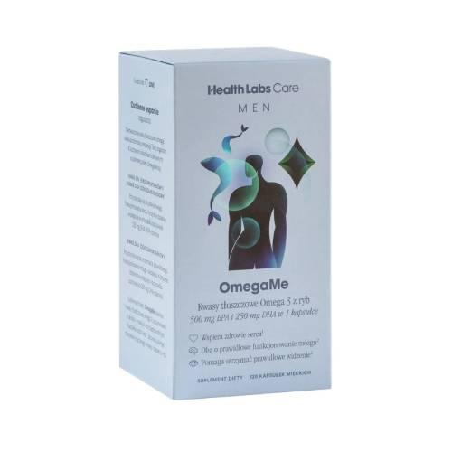 Miniaturka artykułu - Health Labs Care Men OmegaMe, 120 kaps. - suplement diety dla mężczyzn