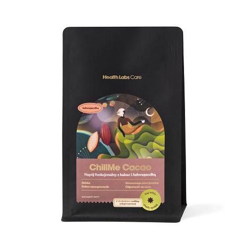 Health Labs ChillMe Cacao nap&oacute;j funkcjonalny z kakao i ashwagandhą, 240g
