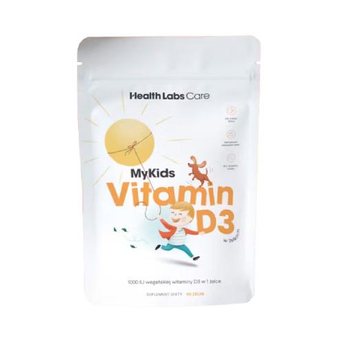 Miniaturka artykułu - Health Labs MyKids Vitamin D3, 60 żelek