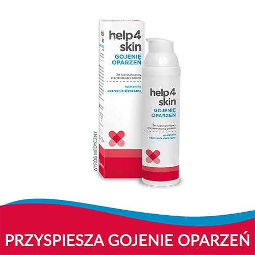 Miniaturka artykułu - Help4skin Gojenie oparzeń żel - 75 g