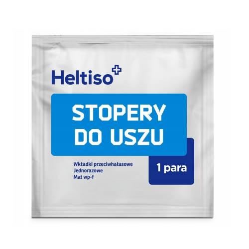 Miniaturka artykułu - HELTISO Jednorazowe stopery do uszu, 1 para