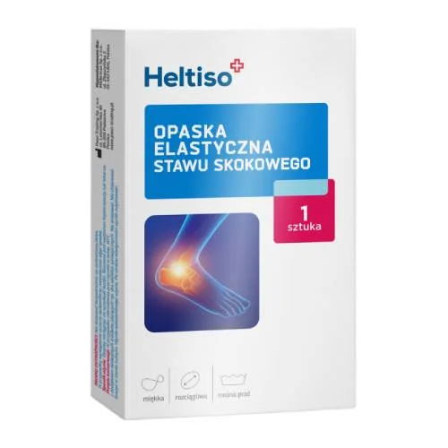 Miniaturka artykułu - Heltiso Opaska elastyczna stawu skokowego - rozmiar XL, 1 sztuka