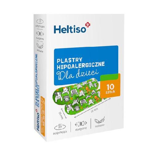 Miniaturka artykułu - Heltiso Plastry hipoalergiczne dla dzieci, 10szt.