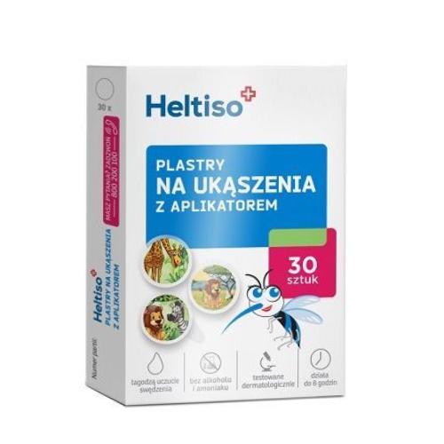 Heltiso plastry na ukąszenia z aplikatorem, 30szt.