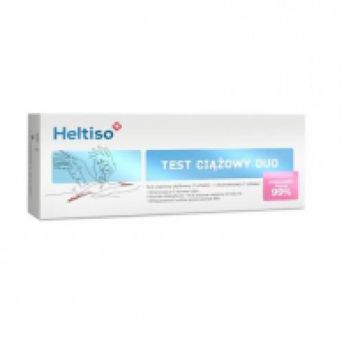 Miniaturka artykułu - HELTISO Test ciążowy Duo płytkowy + strumieniowy