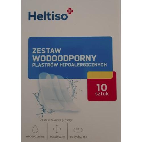 Miniaturka artykułu - HELTISO Zestaw wodoodporny plastr&oacute;w hipoalergicznych, 10szt.
