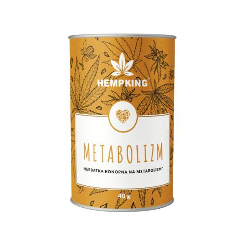 Miniaturka artykułu - HEMPKING Herbatka konopna METABOLIZM, 40g