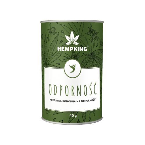 Miniaturka artykułu - HEMPKING Herbatka konopna ODPORNOŚĆ, 40g
