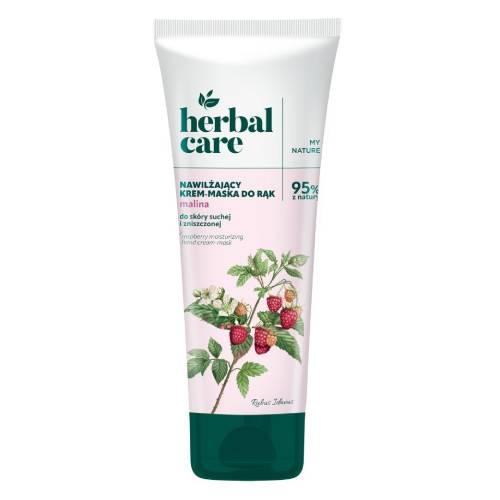 Miniaturka artykułu - Herbal Care Malina Nawilżający krem-maska do rąk z olejem z nasion malin, 100 ml