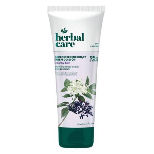 Miniaturka artykułu - Herbal Care Czarny bez Mocno regenerujący krem do pielęgnacji st&oacute;p, 100 ml