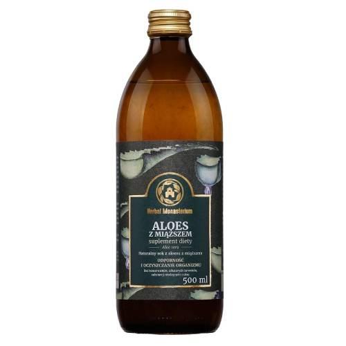 Miniaturka artykułu - Herbal Monasterium Sok z Aloesu z miąższem - 500ml