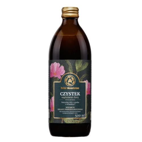Miniaturka artykułu - HERBAL MONASTERIUM Sok z Czystka - 500ml