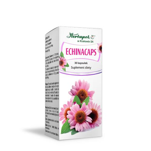 Miniaturka artykułu - HERBAPOL Echinacaps - 30 kapsułek
