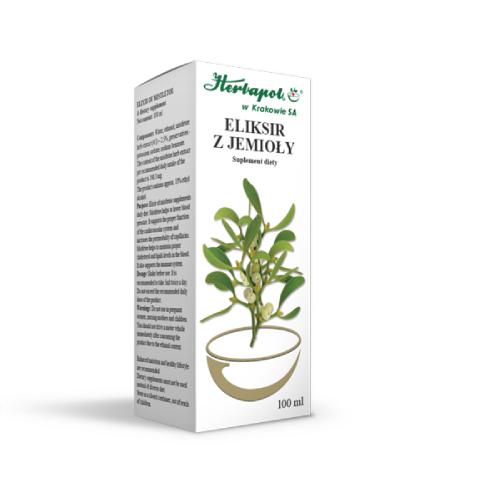 Miniaturka artykułu - HERBAPOL Eliksir z jemioły, 100ml