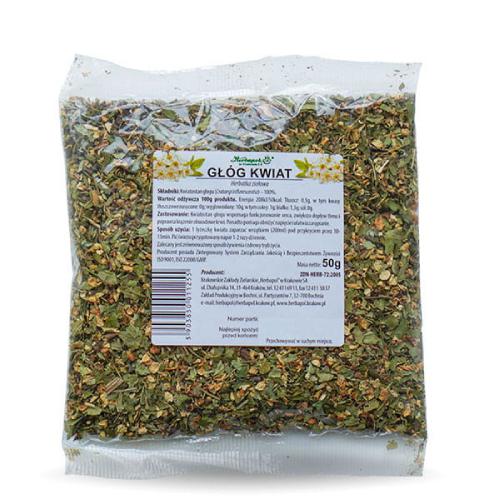 Miniaturka artykułu - HERBAPOL Gł&oacute;g Kwiat Herbatka ziołowa, 50g