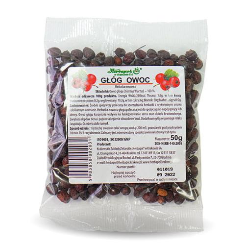Miniaturka artykułu - HERBAPOL Gł&oacute;g Owoc Herbatka owocowa, 50g