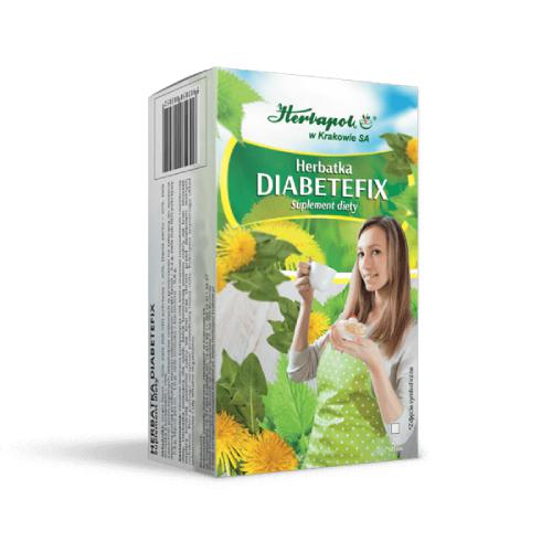Miniaturka artykułu - HERBAPOL Herbatka Diabetefix, 20x2g