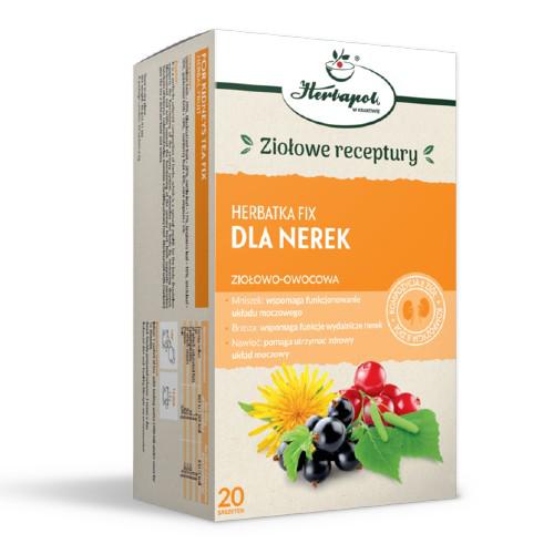 Miniaturka artykułu - Herbapol Herbatka fix Dla Nerek - 20 saszetek