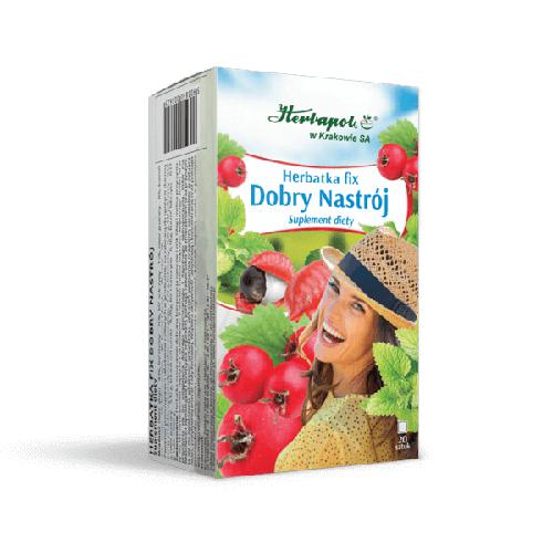 Miniaturka artykułu - HERBAPOL Herbatka Fix Dobry nastr&oacute;j, 20x2g